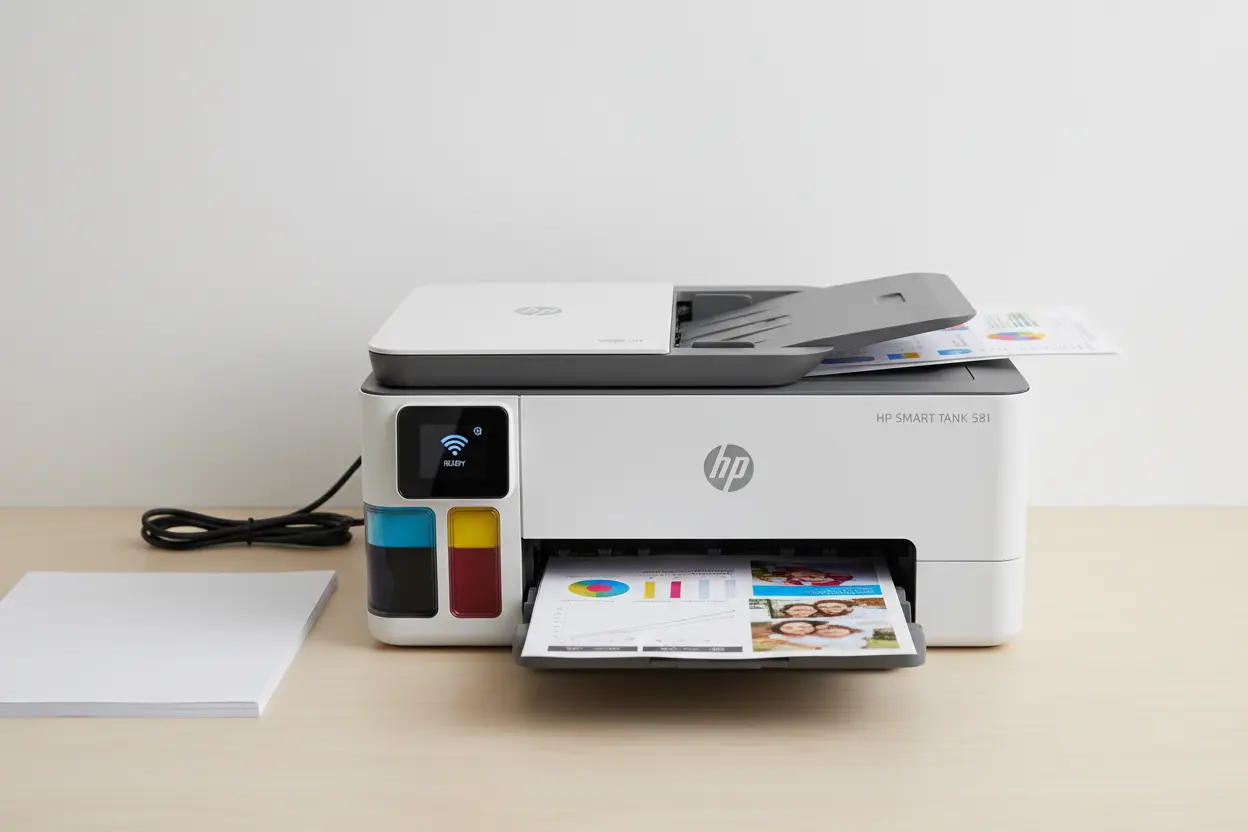 Impressora Multifuncional HP Smart Tank 581: A Solução Ideal para sua Impressão