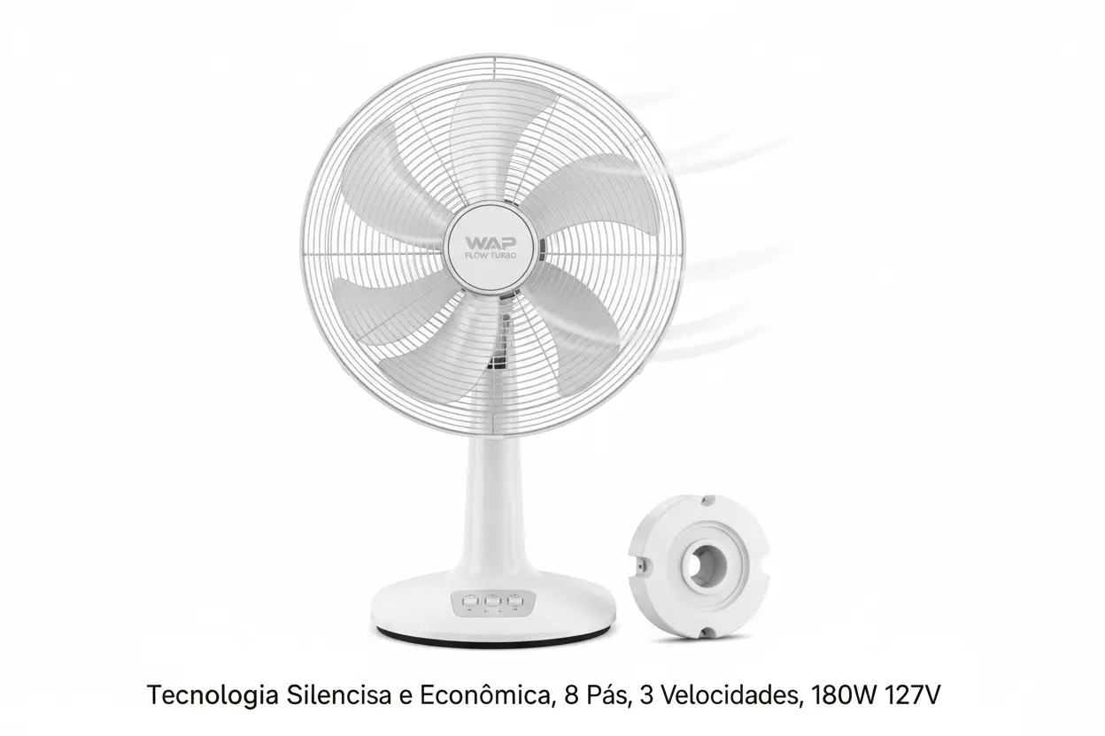 Review Completo do Ventilador WAP FLOW TURBO 2 em 1