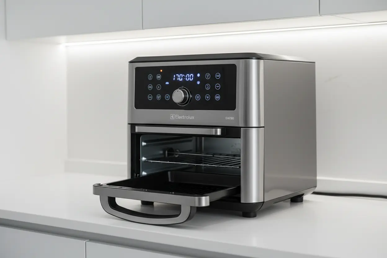 Revolucione sua Cozinha com a Electrolux Air Fryer Forno 5 x 1